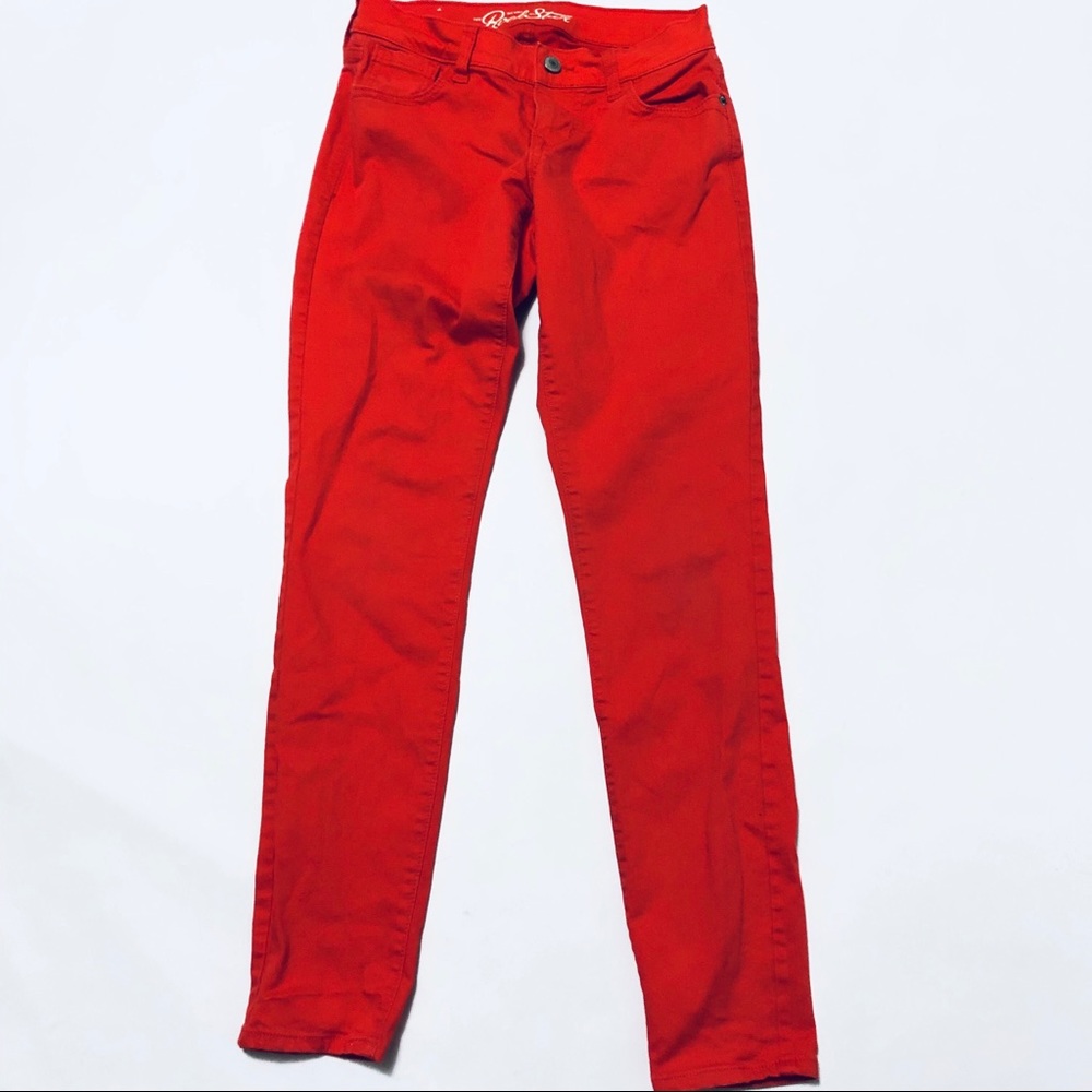 Old Navy Rock Star Jeans in Orange - Womens 2
